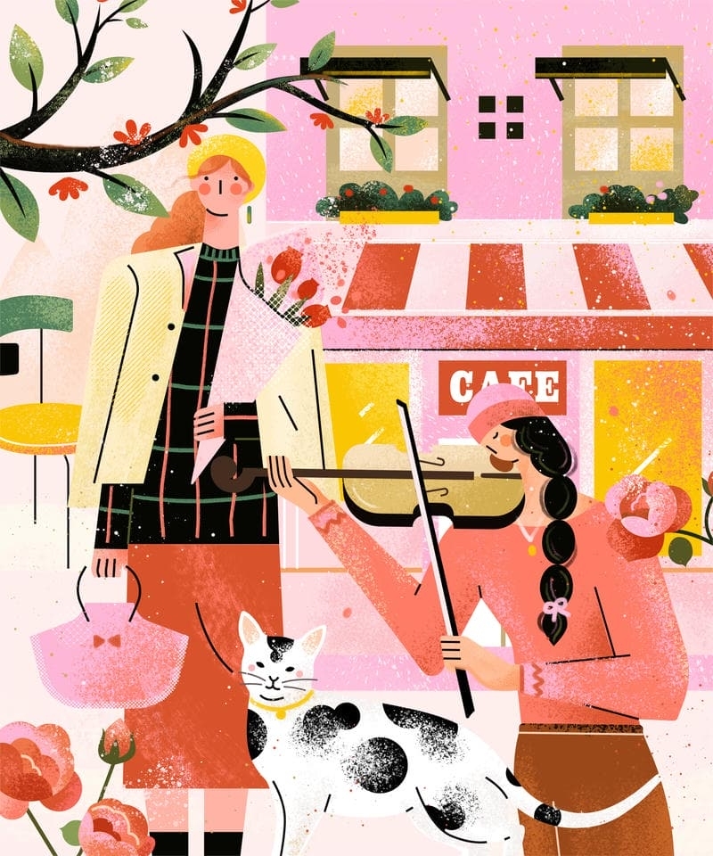 街角的小提琴· Blooming Fun