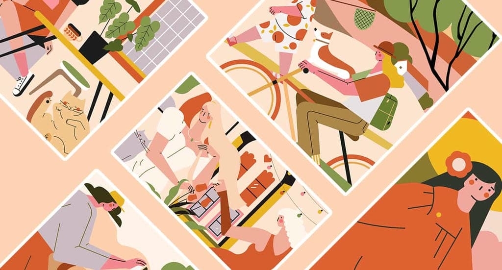 奶咖暖橘：秋日午后的老房子与壁橱