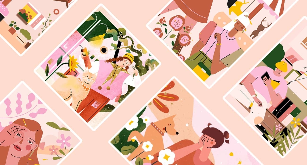 蜜桃金粉：粉金交融，温暖华丽